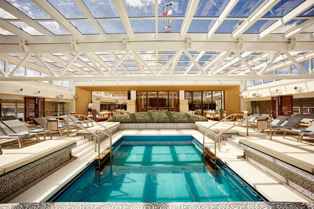 Main Pool with Closed Roof